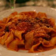 Pappardelle al Sugo di Lepre